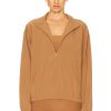 Women Beyond Yoga Activewear | In Stride Half Zip Pullover Toffee