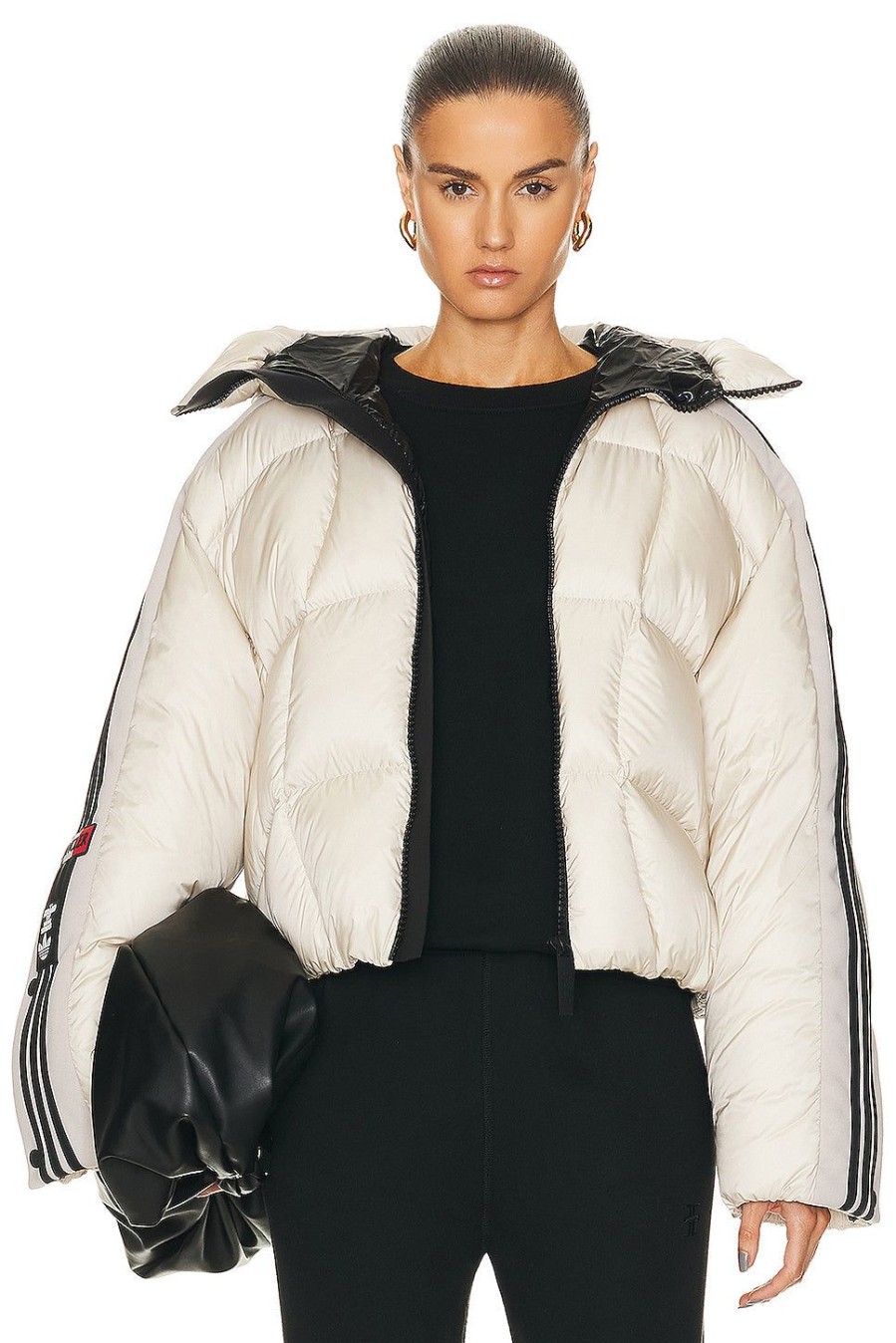 Women Moncler Genius Jackets & Coats | X Adidas Fusine Jacket Stone