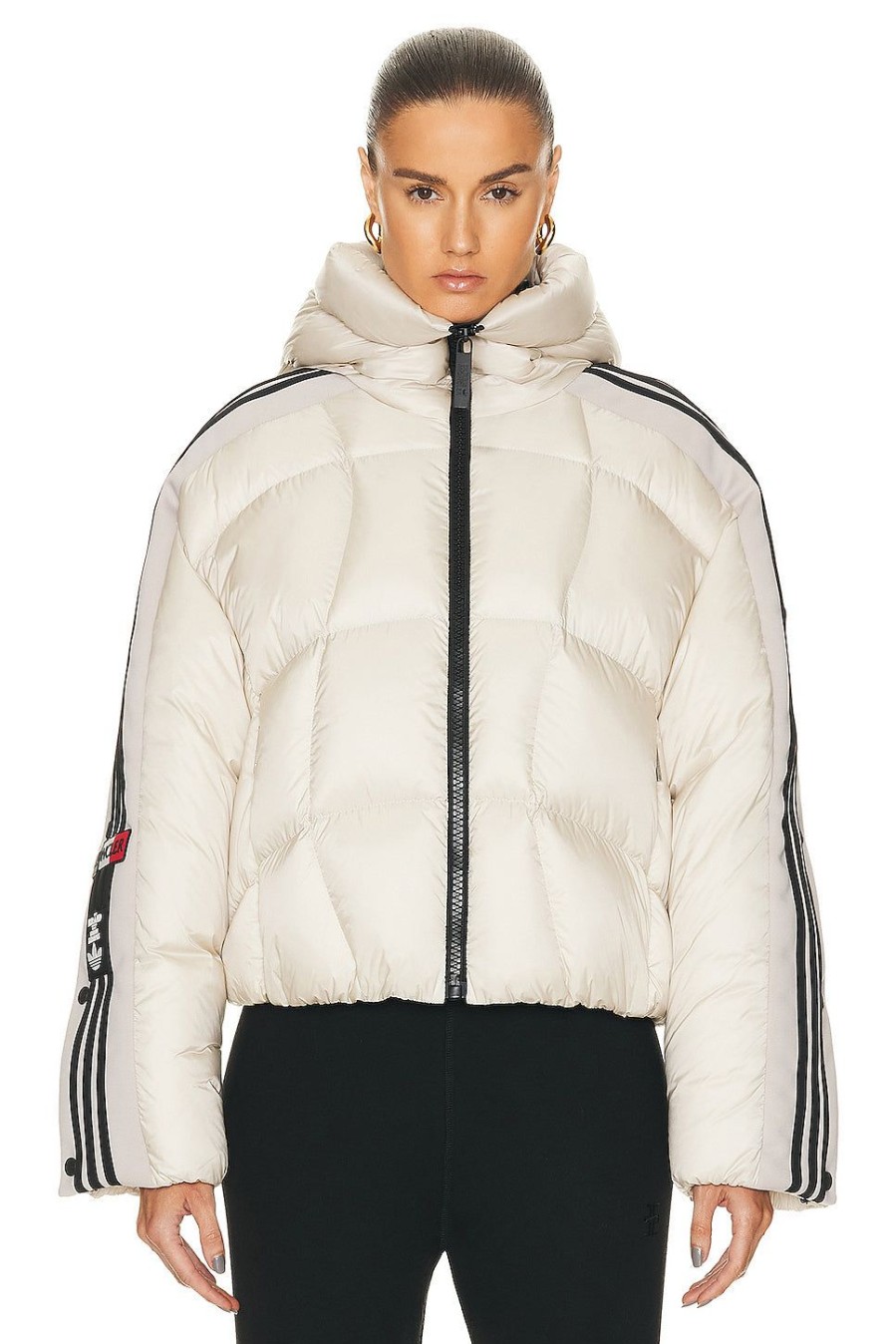 Women Moncler Genius Jackets & Coats | X Adidas Fusine Jacket Stone