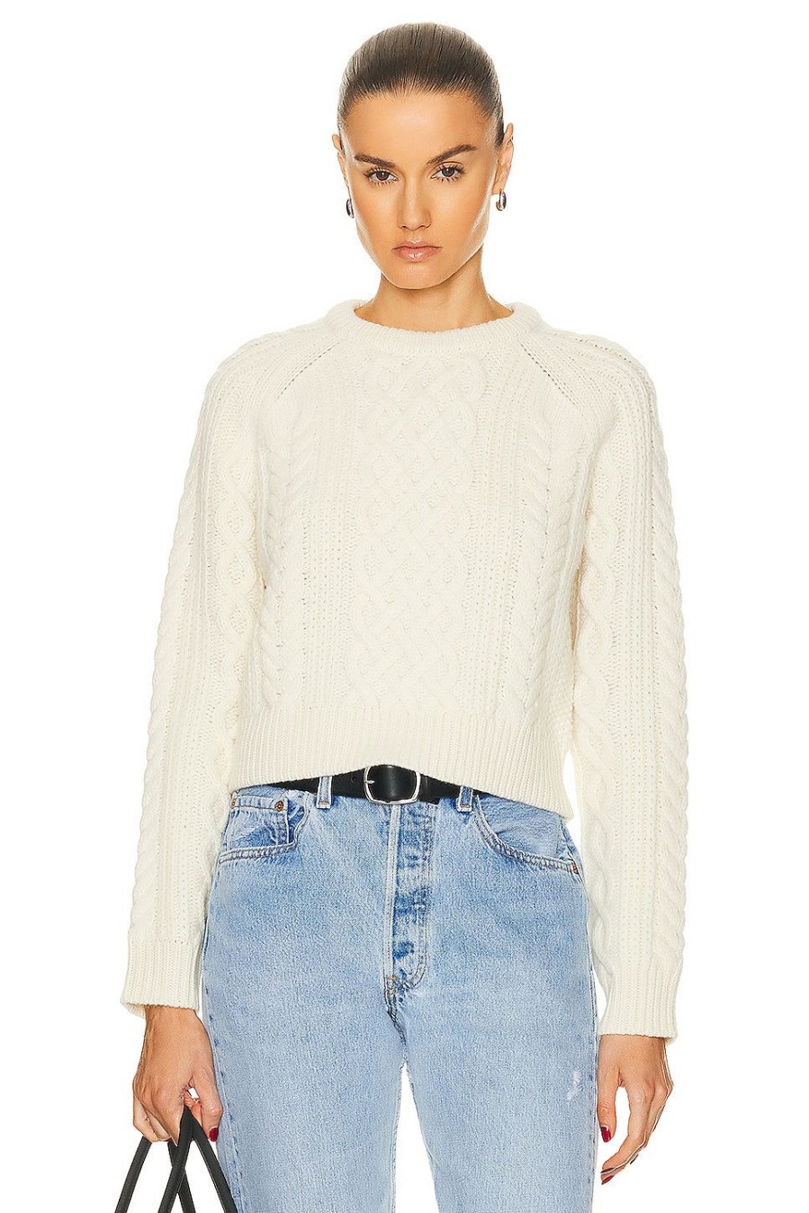 Women NILI LOTAN Sweaters & Knits | Coras Sweater Ivory