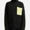 Women JW Anderson Sweaters & Knits | Contrast Patch Pocket Jumper Multicolor