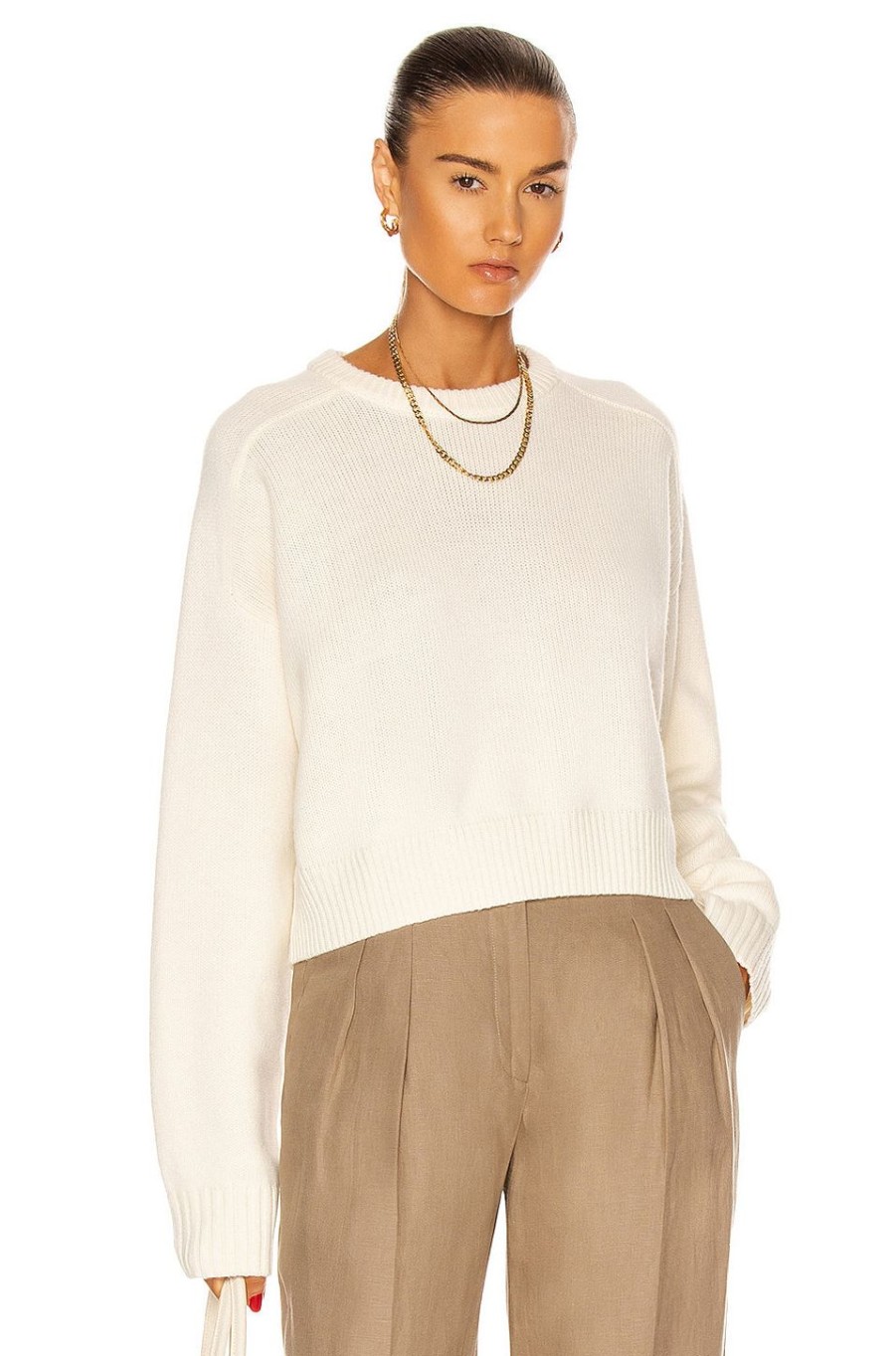 Women Loulou Studio Sweaters & Knits | Bruzzi Sweater Ivory