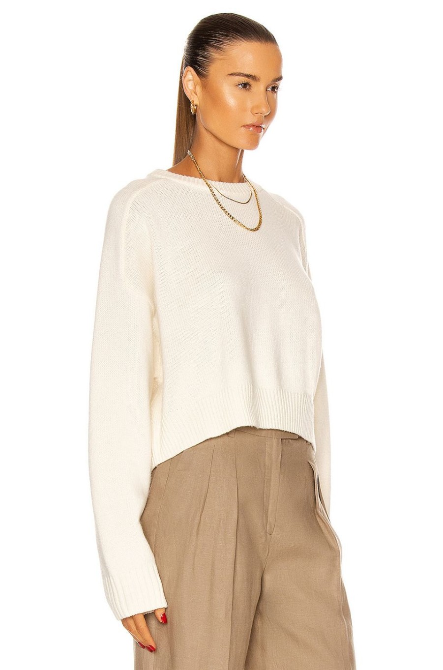 Women Loulou Studio Sweaters & Knits | Bruzzi Sweater Ivory