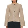 Women Loulou Studio Sweaters & Knits | Rasa Cardigan Beige Melange