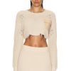 Women SER.O.YA Sweaters & Knits | Cropped Devin Sweater Cappucino