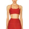 Women Beyond Yoga Activewear | Spacedye Slim Racerback Bra Red Sand Heather