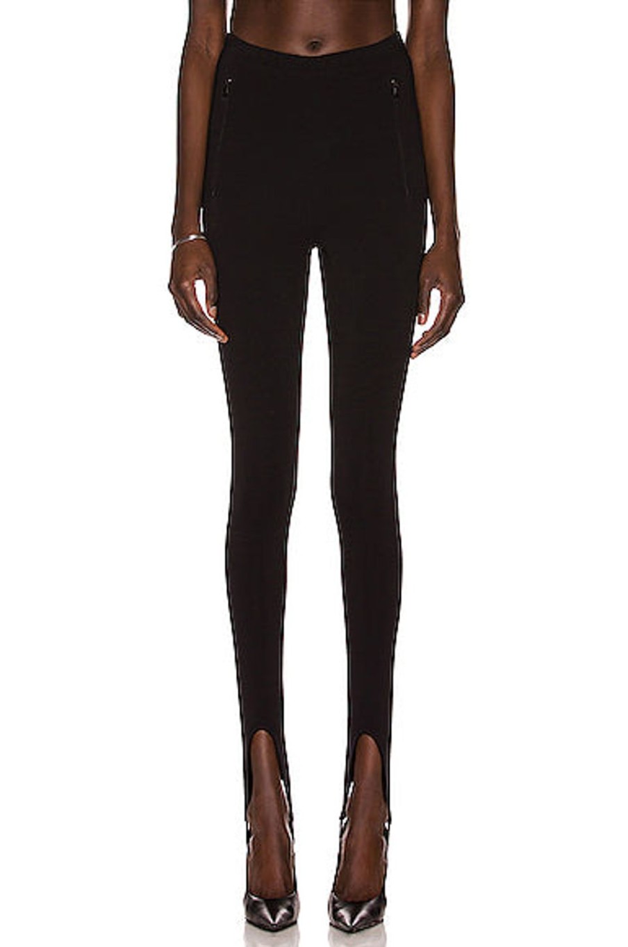 Women WARDROBE.NYC Pants | Stirrup Legging Black