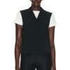 Women The Row Jackets & Coats | Vestina Vest Black