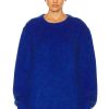 Women Lemaire Sweaters & Knits | Brushed Sweater Electric Blue