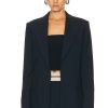 Women Helmut Lang Jackets & Coats | Tailored Blazer Navy