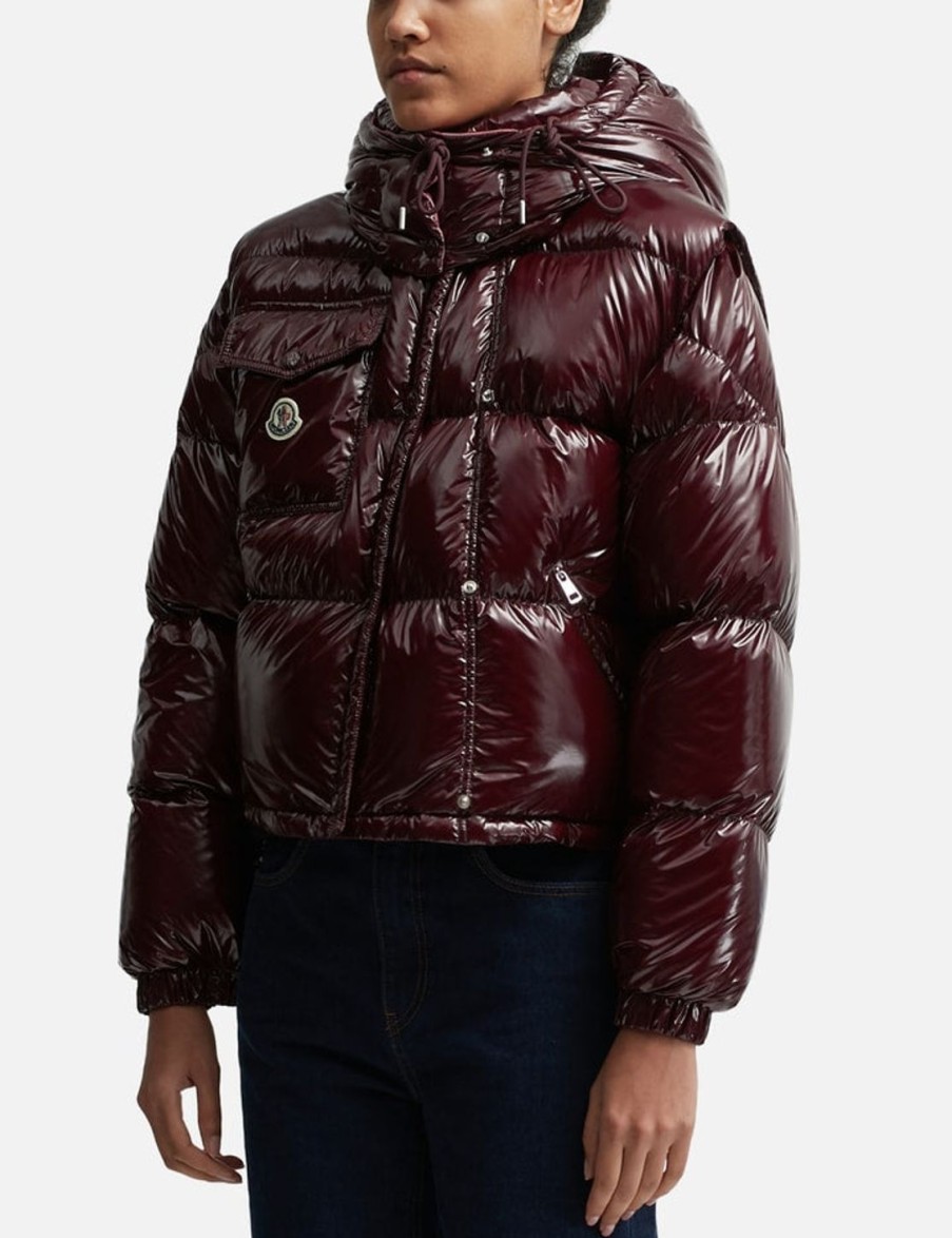 Women Moncler Jackets & Coats | Moncler Karakorum Ripstop Down Jacket Red