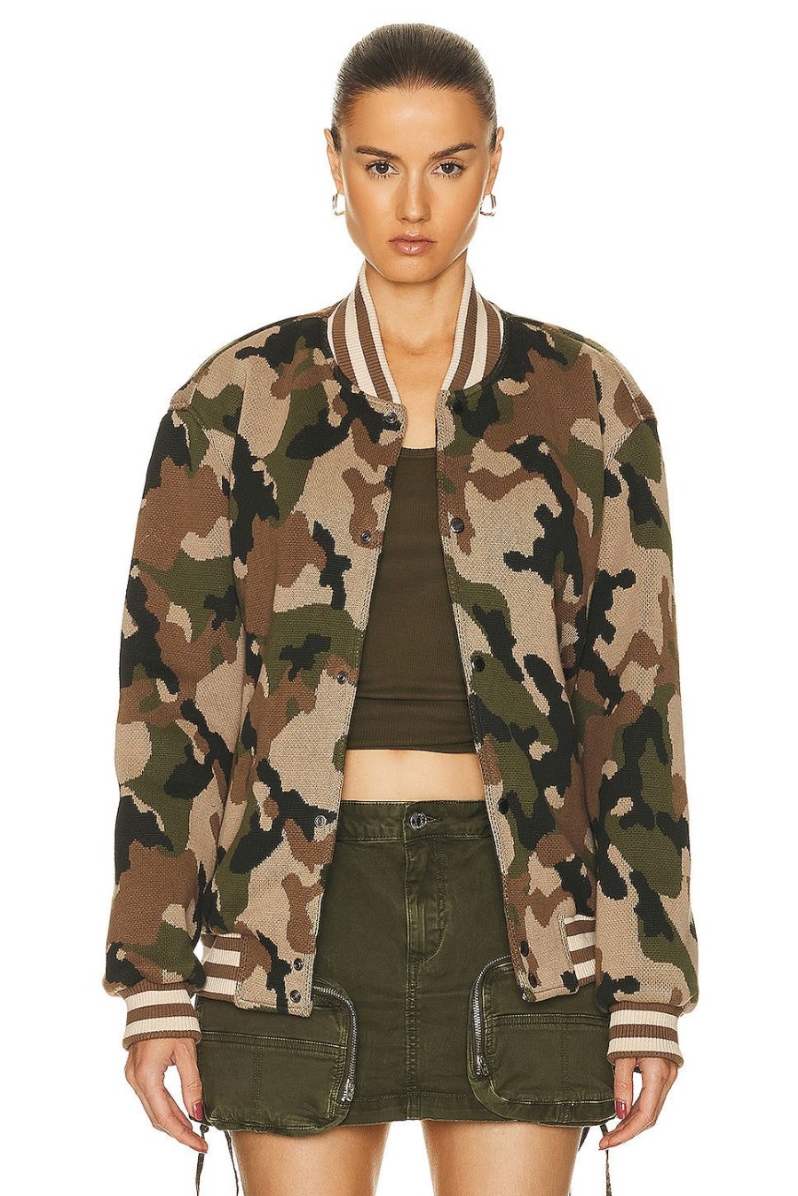 Women SER.O.YA Jackets & Coats | Bryan Bomber Jacket Camo