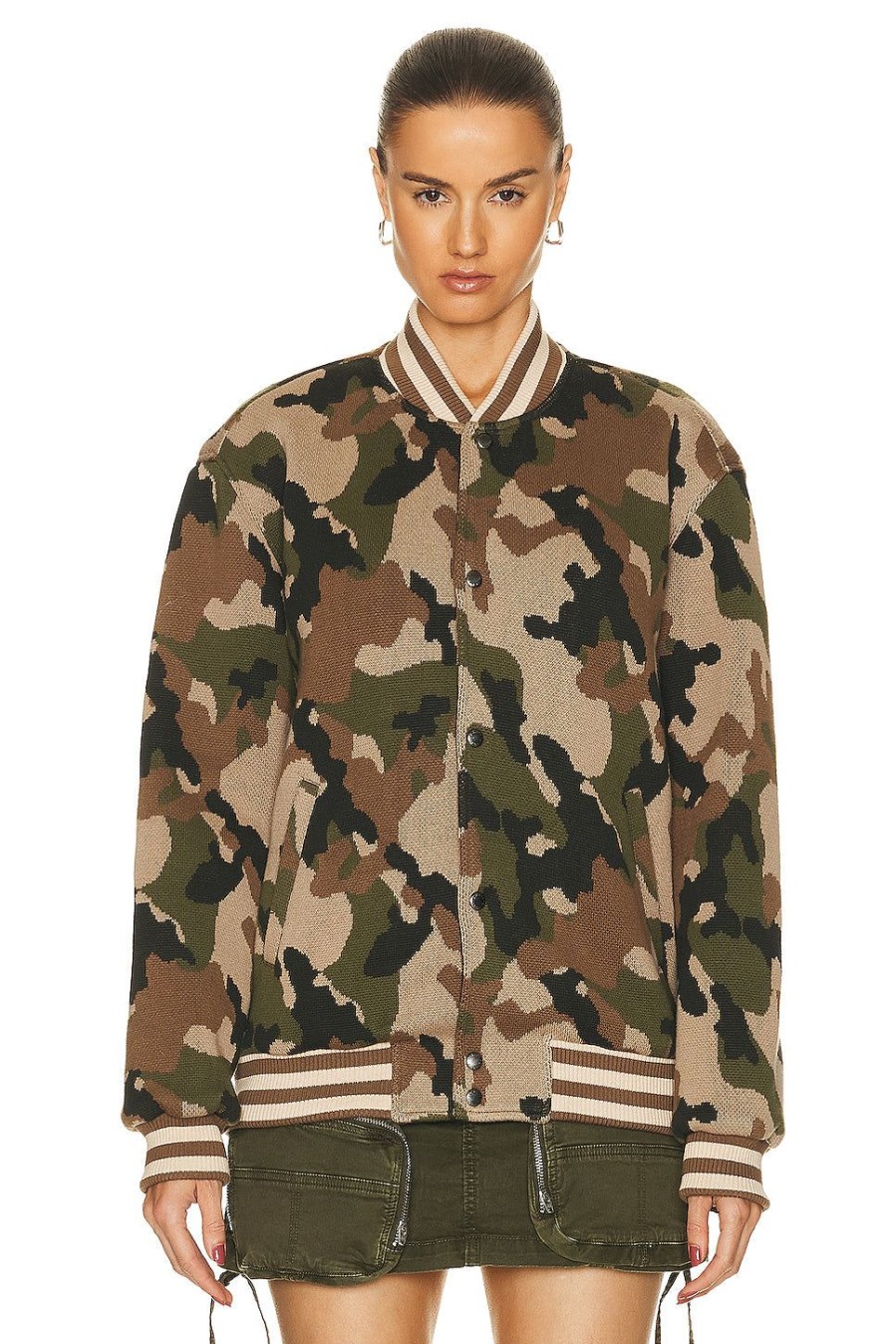 Women SER.O.YA Jackets & Coats | Bryan Bomber Jacket Camo