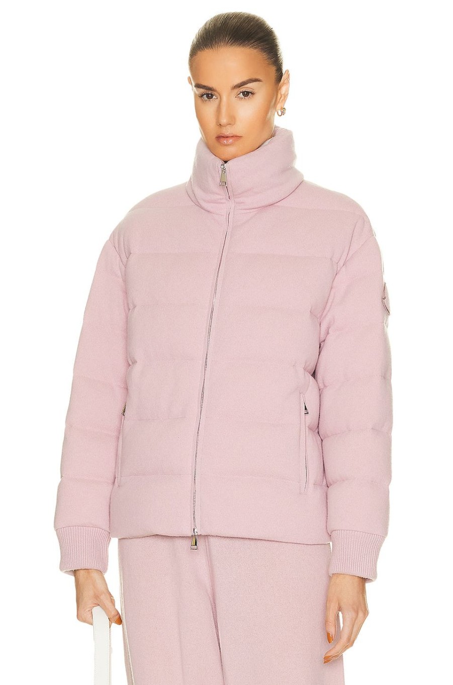 Women Moncler Jackets & Coats | Cayeux Cashmere Jacket Pink