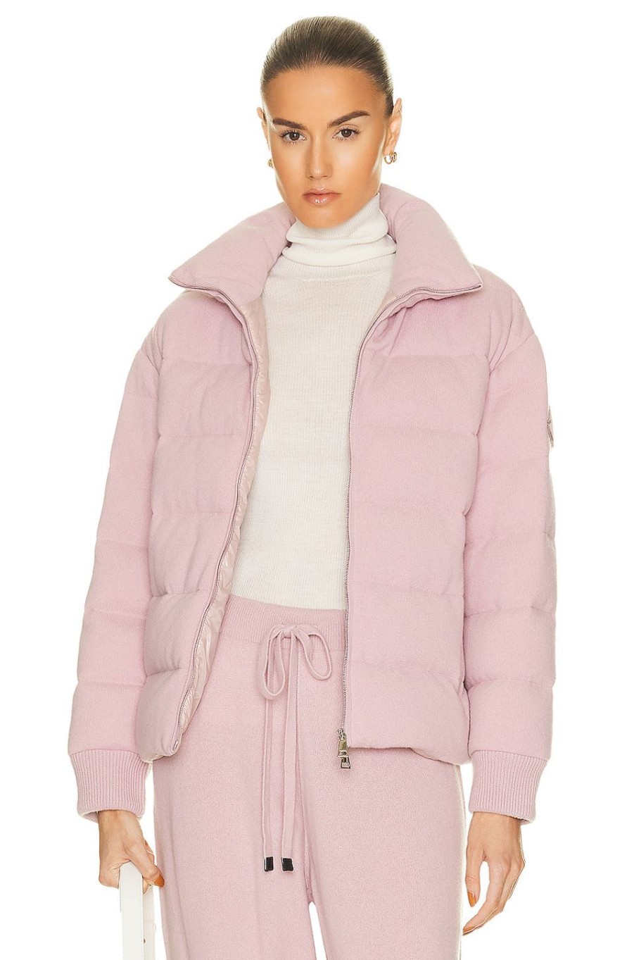 Women Moncler Jackets & Coats | Cayeux Cashmere Jacket Pink