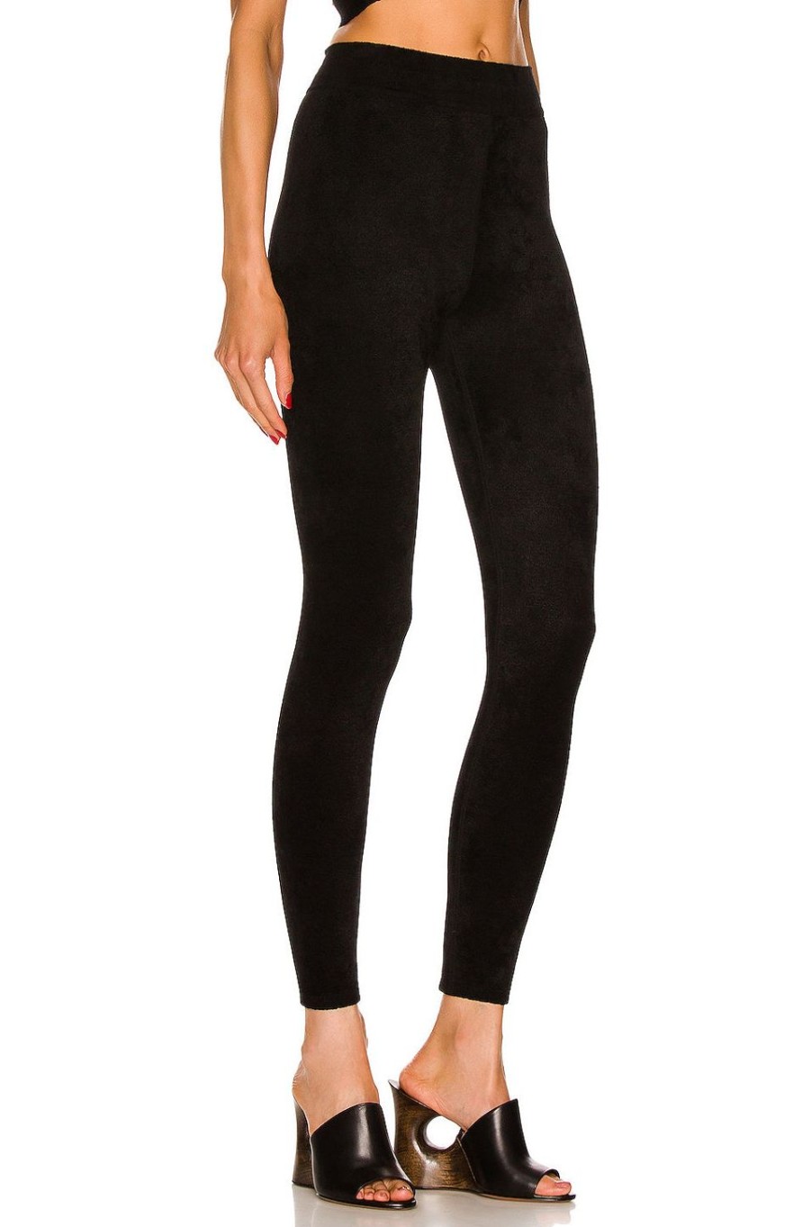 Women ALAÏA Pants | High Waisted Legging Noir