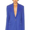 Women THE ATTICO Jackets & Coats | Single Breasted Blazer Violet