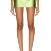 Women PRISCAVera Skirts | Low-Rise Mini Belt Skirt Wasabi