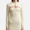 Women T By Alexander Wang Dresses | Boucl Mini Dress White