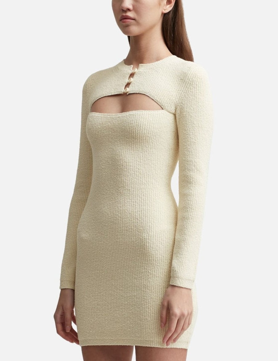 Women T By Alexander Wang Dresses | Boucl Mini Dress White