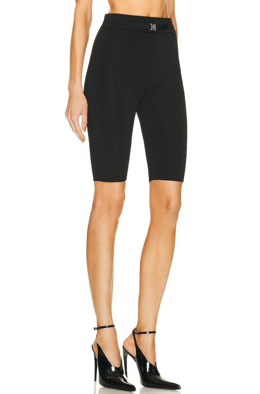 Women Givenchy Shorts | Belted Bike Short Black