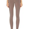 Women The North Face Activewear | Tek Piping Knit Tight Falcon Brown