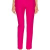 Women Alexander McQueen Pants | High Waisted Cigarette Pant Orchid Pink