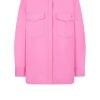 Women THE ATTICO Jackets & Coats | Short Coat Shirt Neon Pinki