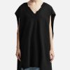 Women MM6 Maison Margiela Dresses | V-Neck Sleeveless Dress Black