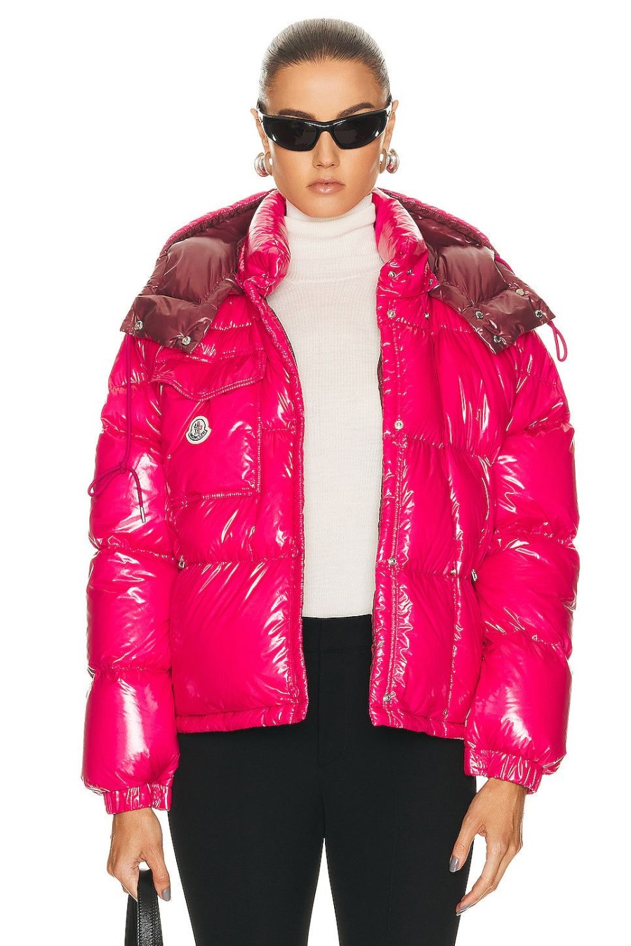 Women Moncler Activewear | Karakorum Pop Jacket Pink