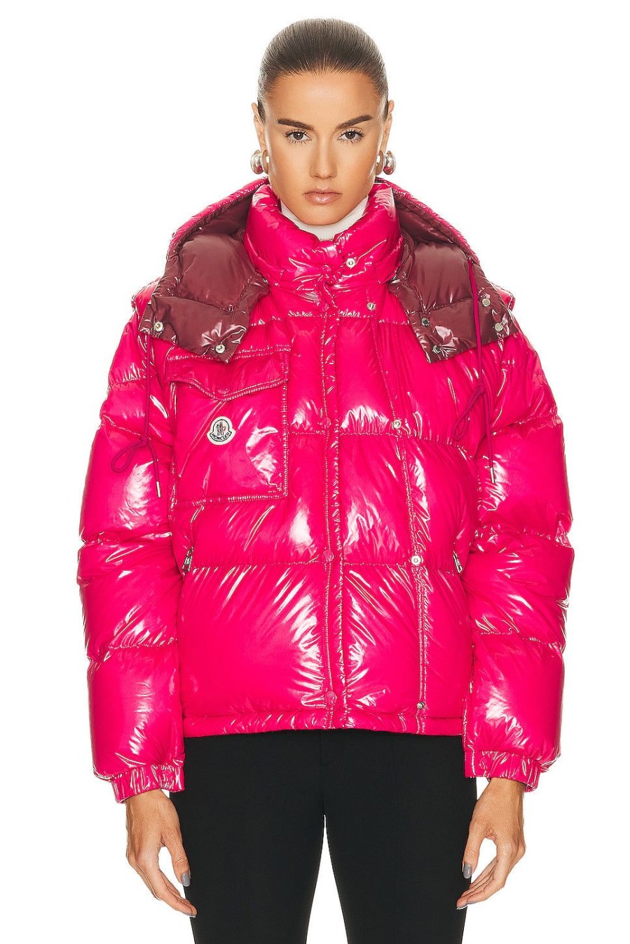 Women Moncler Activewear | Karakorum Pop Jacket Pink