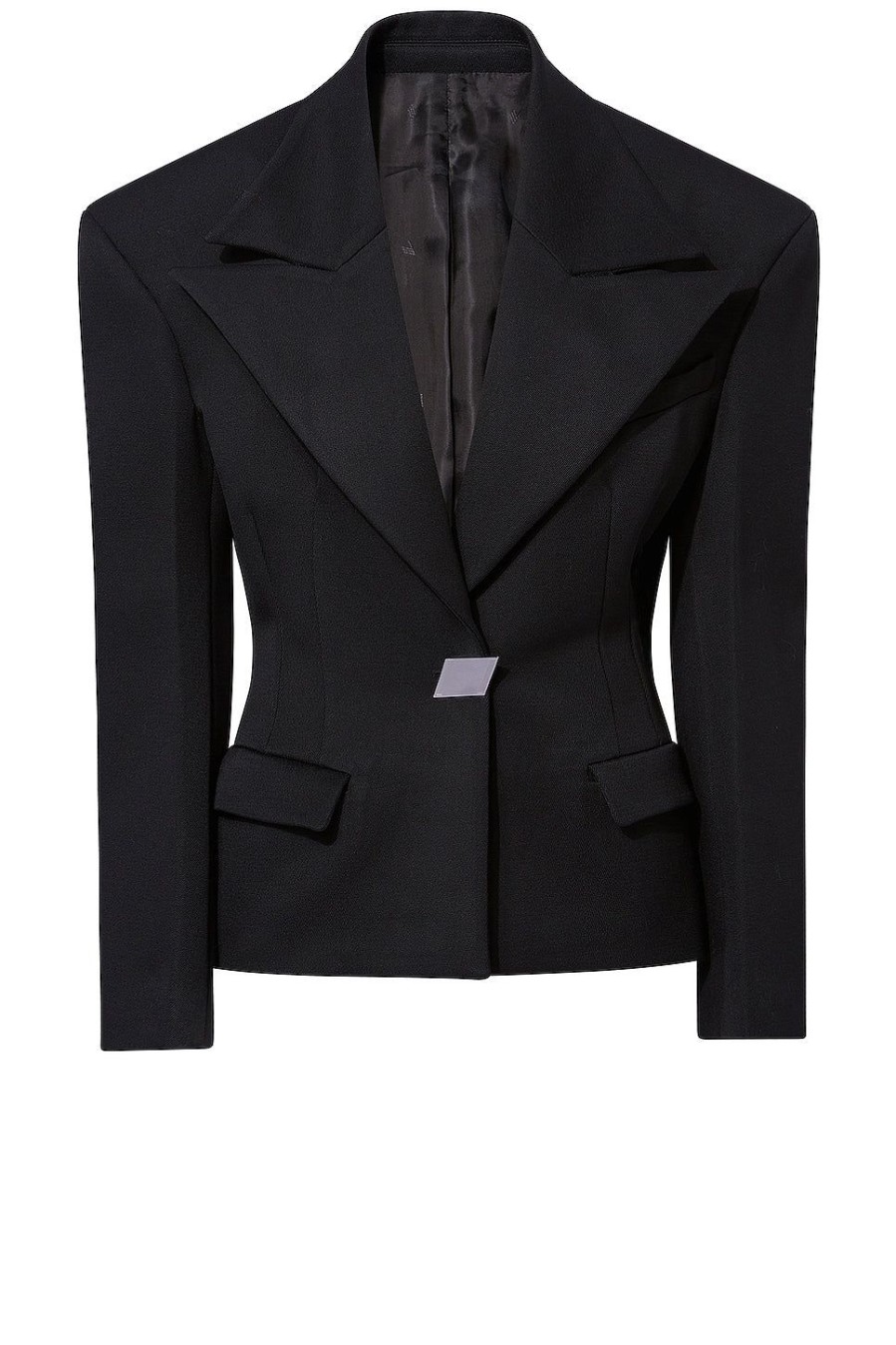 Women THE ATTICO Jackets & Coats | Tailored Blazer Black