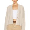 Women Guest In Residence Sweaters & Knits | Everyweek Rib Cardigan Oatmeal