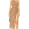 Women Oseree Dresses | Lumi?Re Knot Dress Toffee