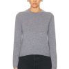 Women Guest In Residence Sweaters & Knits | Shrunken Crew Top Steel