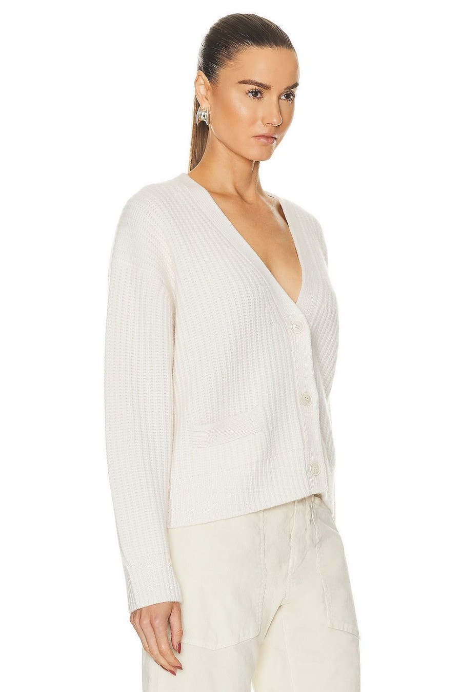 Women NILI LOTAN Sweaters & Knits | Isin Cardigan Ivory